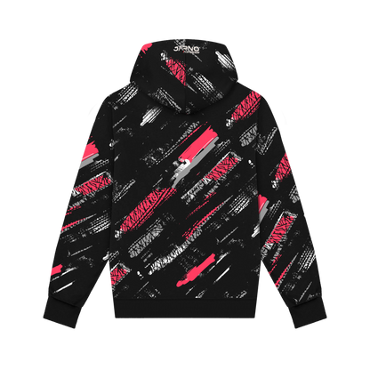 Hoodie - TRACKS - Black Jarno Opmeer Store
