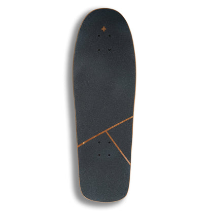 Barrel White Brown Skateboard - Vintage Style Cruiser met Retro Design INDICOM BRANDS SL