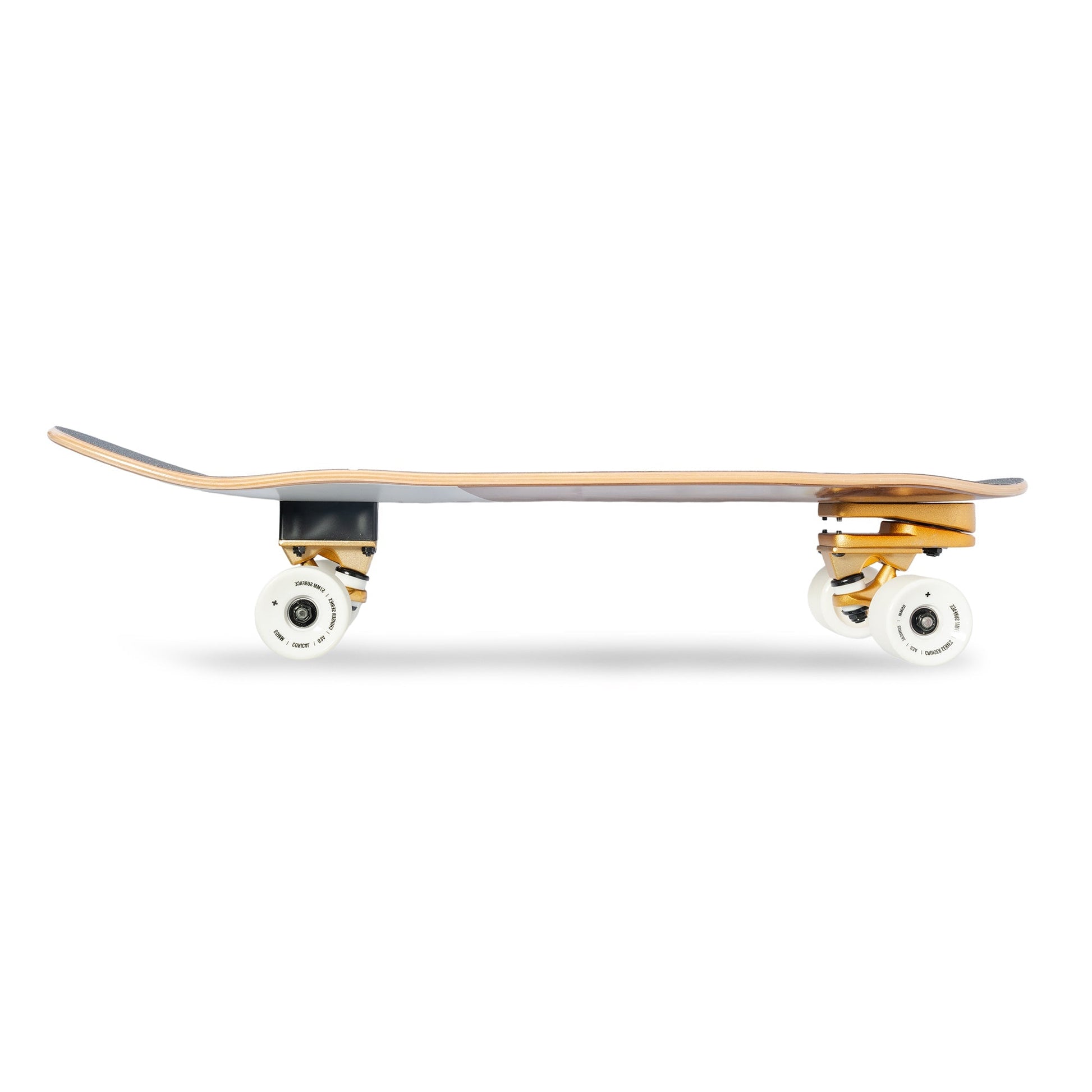 Barrel White Brown Skateboard - Vintage Style Cruiser met Retro Design INDICOM BRANDS SL