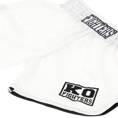 Classic Muay Thai Shorts Wit KO Fighters