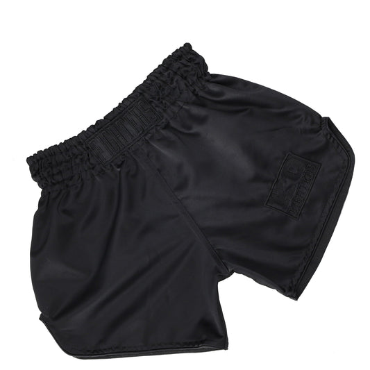 Classic Muay Thai Short Zwart KO Fighters