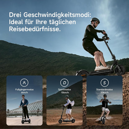 NAVEE N65i E-Scooter ABE Zertifiziert| Patentierte Damping Arm™ Federung  2-Fach faltbar | 65km Reichweite NAVEE DE