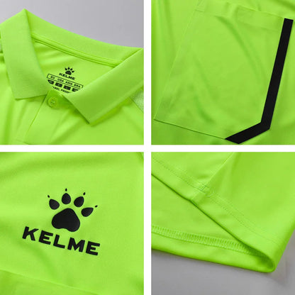 KELME Scheidsrechtersshirt Korte Mouwen - Professioneel Referee Uniform voor Voetbal AllFourSports