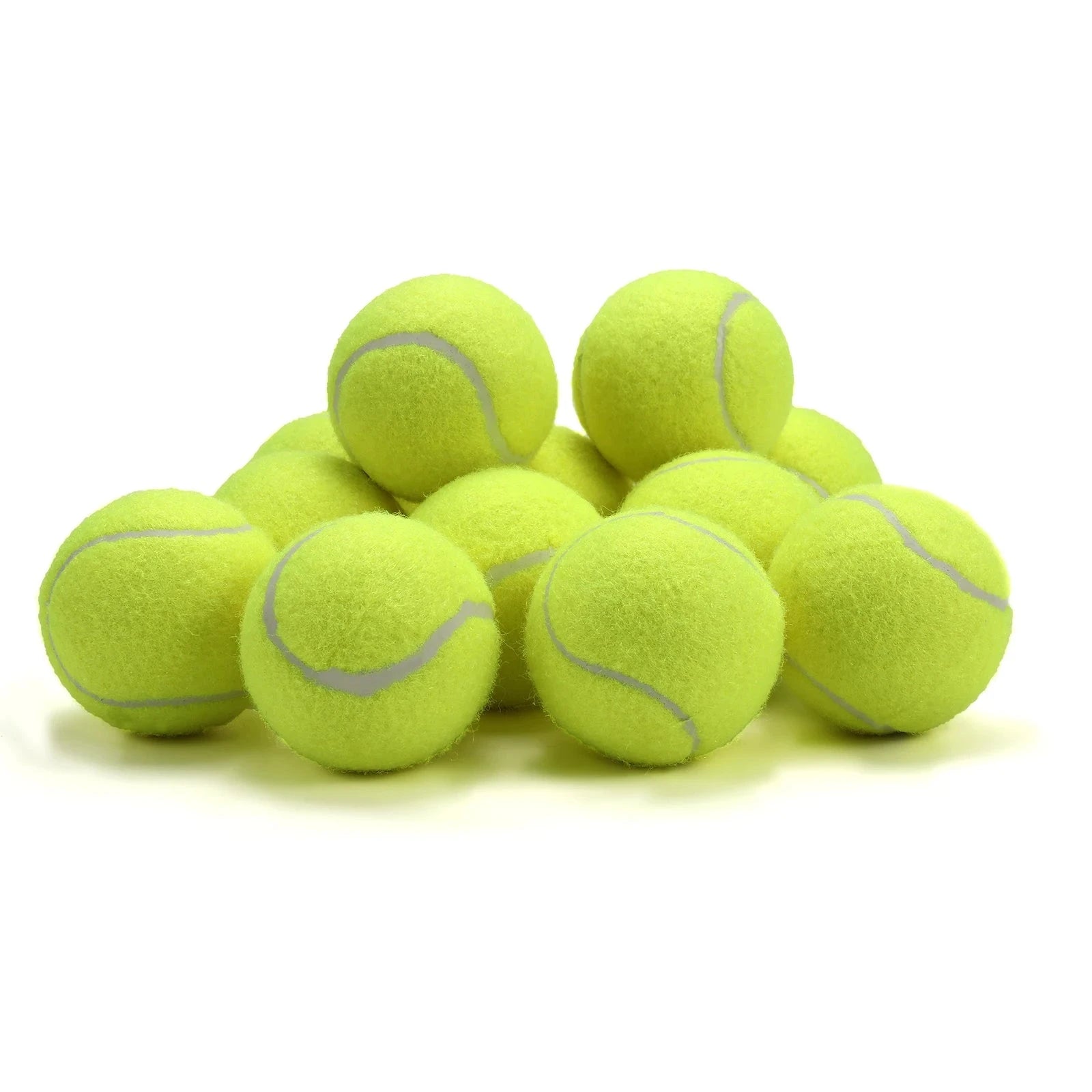 Tennisballen 12-Pack - Trainings Tennisballen voor Beginners met Opbergnet eprolo