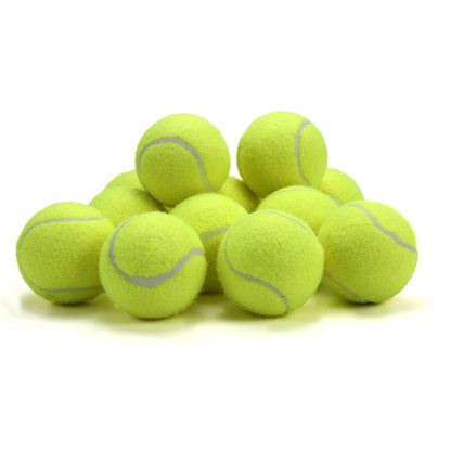 Tennisballen 12-Pack - Trainings Tennisballen voor Beginners met Opbergnet eprolo