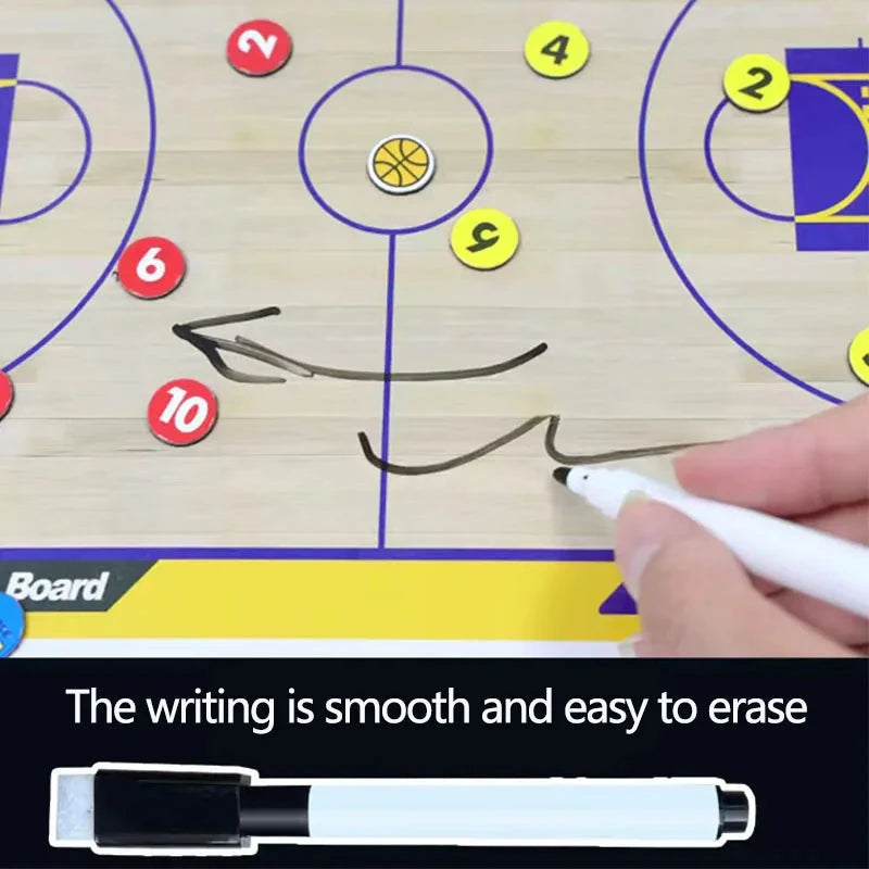 Magnetisch Voetbal Tactiekbord - Professioneel Coaching Klembord voor Training eprolo