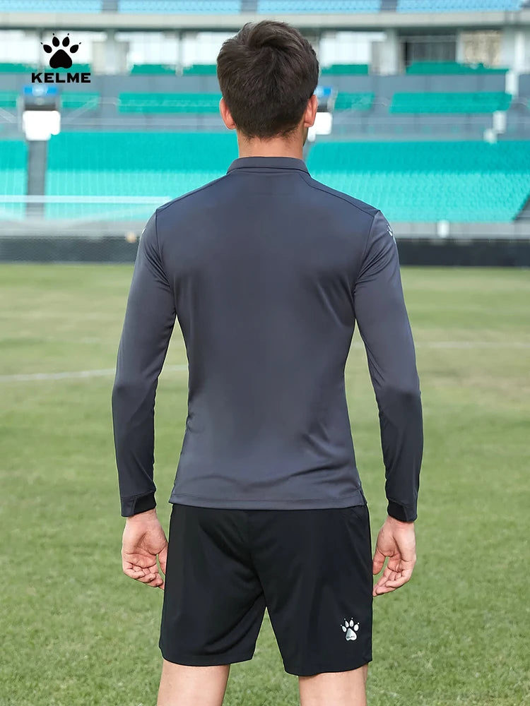 KELME Scheidsrechtersshirt Lange Mouwen - Professioneel Referee Uniform voor Voetbal AllFourSports
