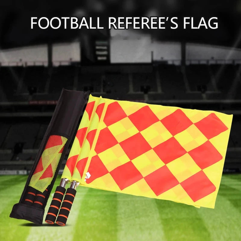 Scheidsrechtersvlaggen Voetbal - 2 Stuks Set - Grensrechter Vlaggen eprolo