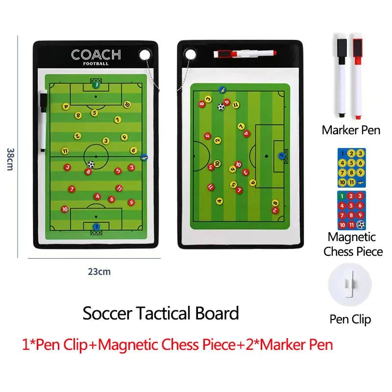 Magnetisch Voetbal Tactiekbord - Professioneel Coaching Klembord voor Training eprolo
