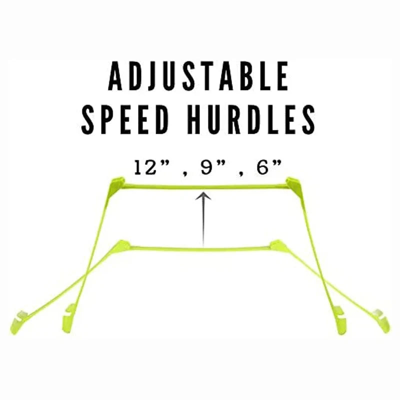 Voetbal Agility Horden - Opvouwbare Trainingshindernis voor Snelheid en Behendigheid eprolo