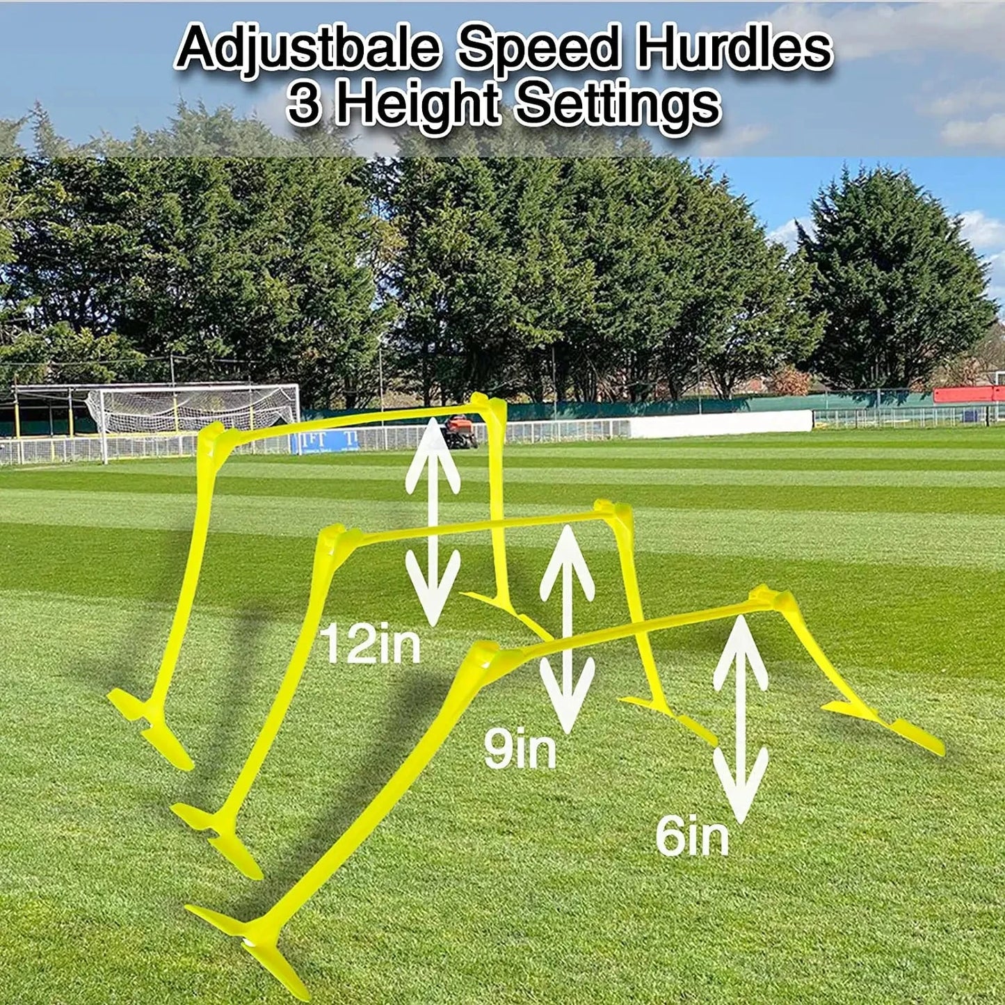 Voetbal Agility Horden - Opvouwbare Trainingshindernis voor Snelheid en Behendigheid eprolo