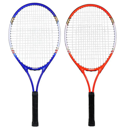 Tennisracket Volwassenen 27 Inch - Professioneel Racket Blauw/Rood voor Heren en Dames eprolo