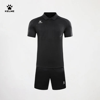 KELME Scheidsrechtersshirt Korte Mouwen - Professioneel Referee Uniform voor Voetbal AllFourSports