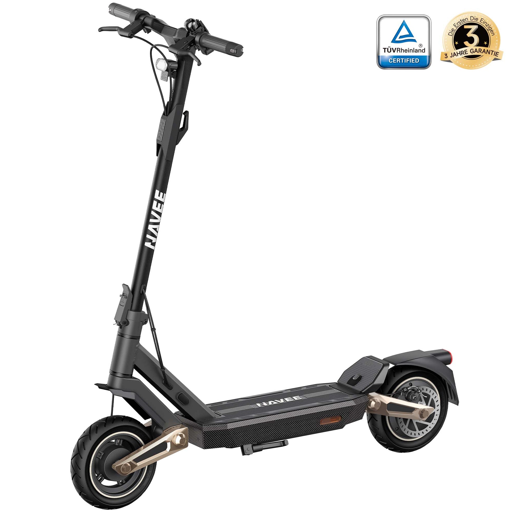 NAVEE ST3 PRO E-Scooter ABE Zertifiziert-3 Jahre Garantie- 450W 75KM Vierfachaufhängung-Federungssystem NAVEE DE