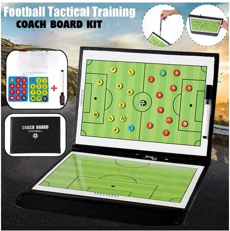Opvouwbaar Magnetisch Voetbal Tactiekbord 54cm - Professioneel Coaching Klembord eprolo