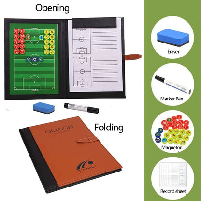 Magnetisch Voetbal Strategiebord - Tactiekbord voor Coaches met Pennen eprolo