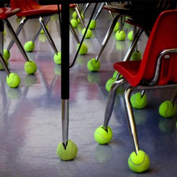 Tennisballen 12-Pack - Trainings Tennisballen voor Beginners met Opbergnet eprolo