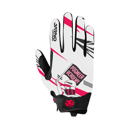 Sim Racing Gloves - INDICATOR - White Jarno Opmeer Store