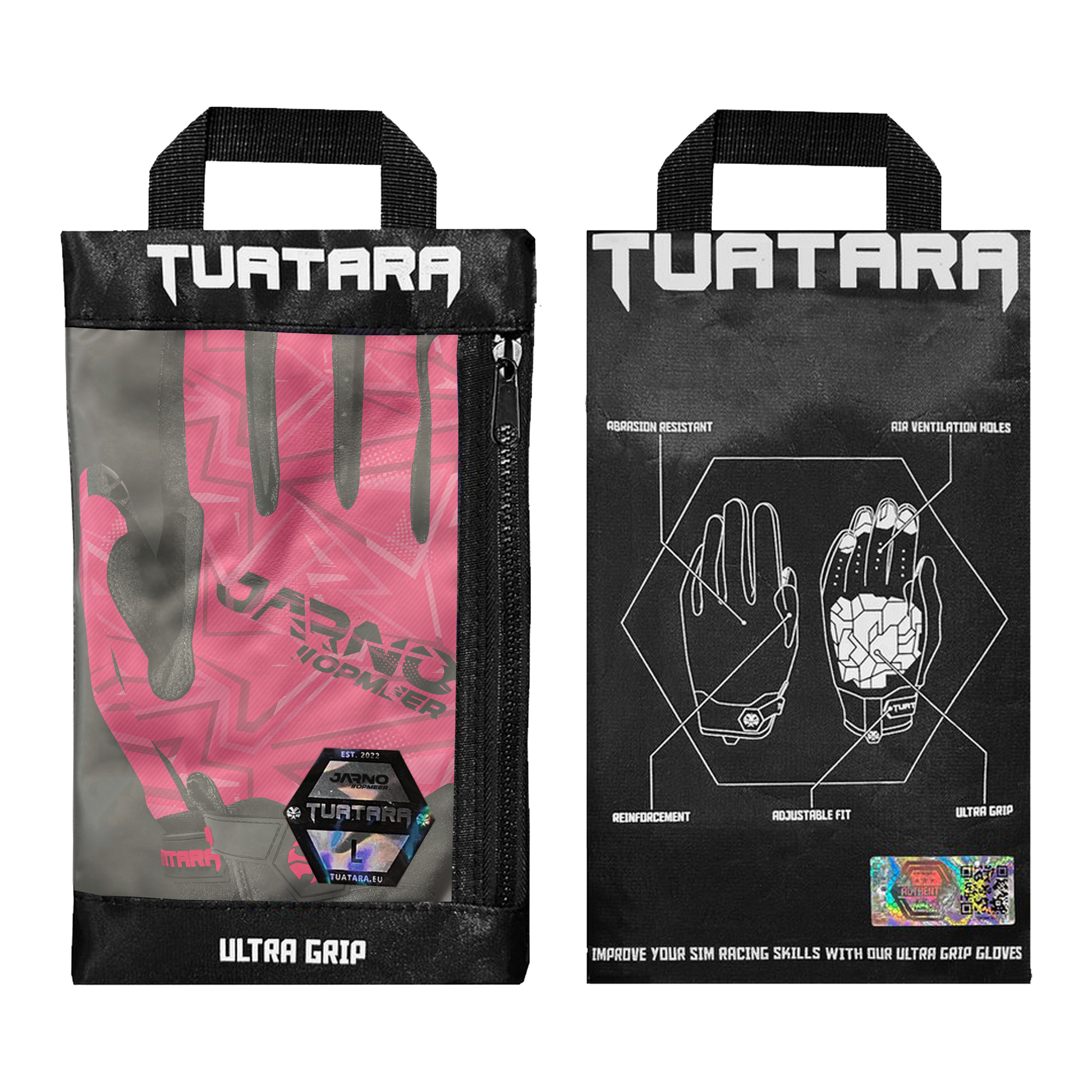 Sim Racing Gloves - APEX - Red Jarno Opmeer Store