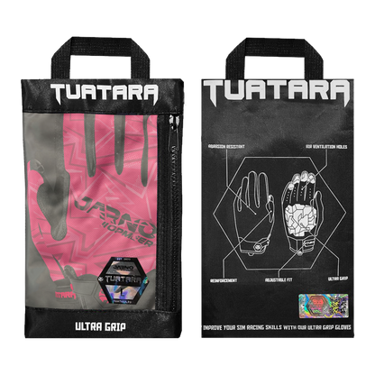 Sim Racing Gloves - APEX - Red Jarno Opmeer Store