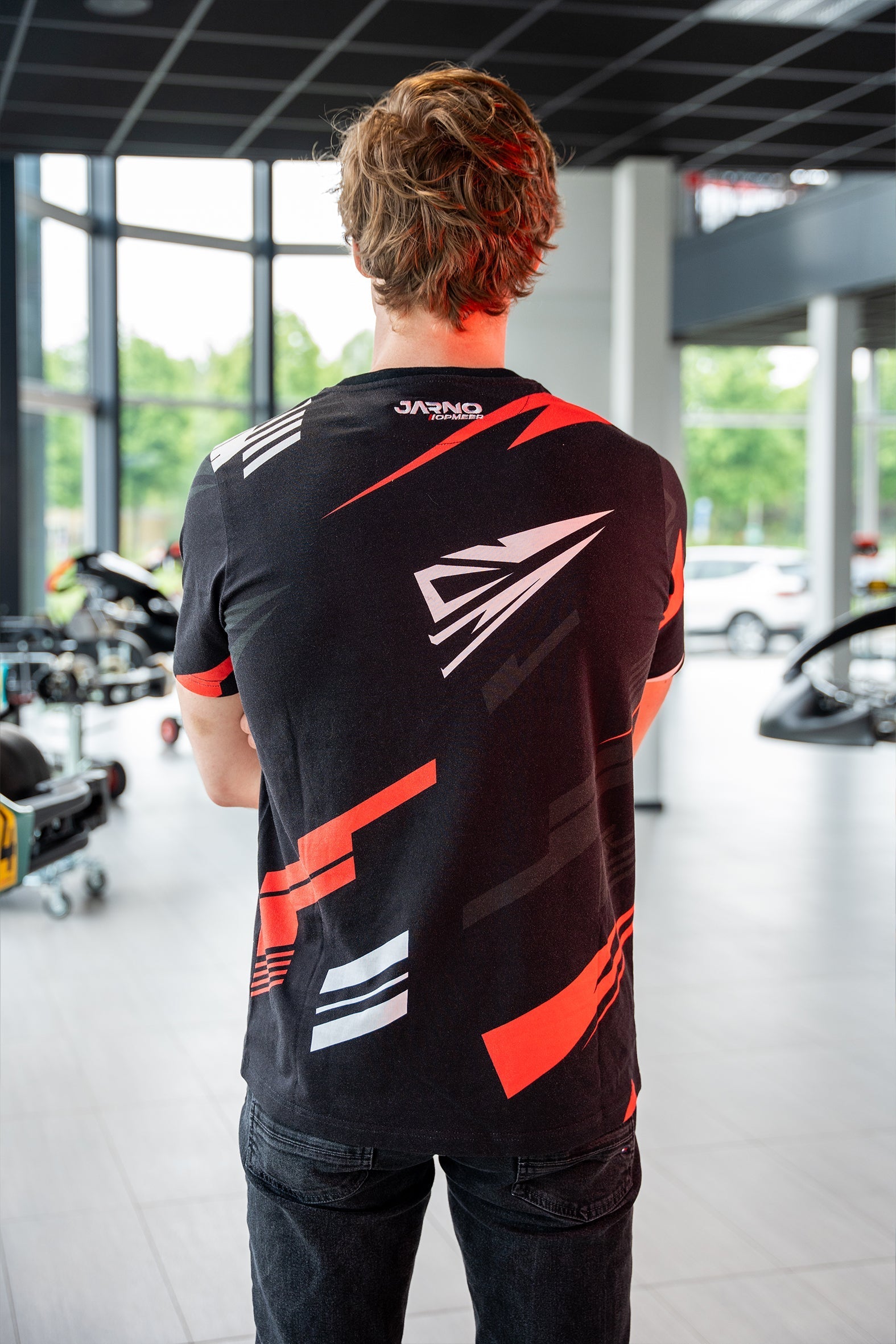 T-shirt - INDICATOR - Black Jarno Opmeer Store