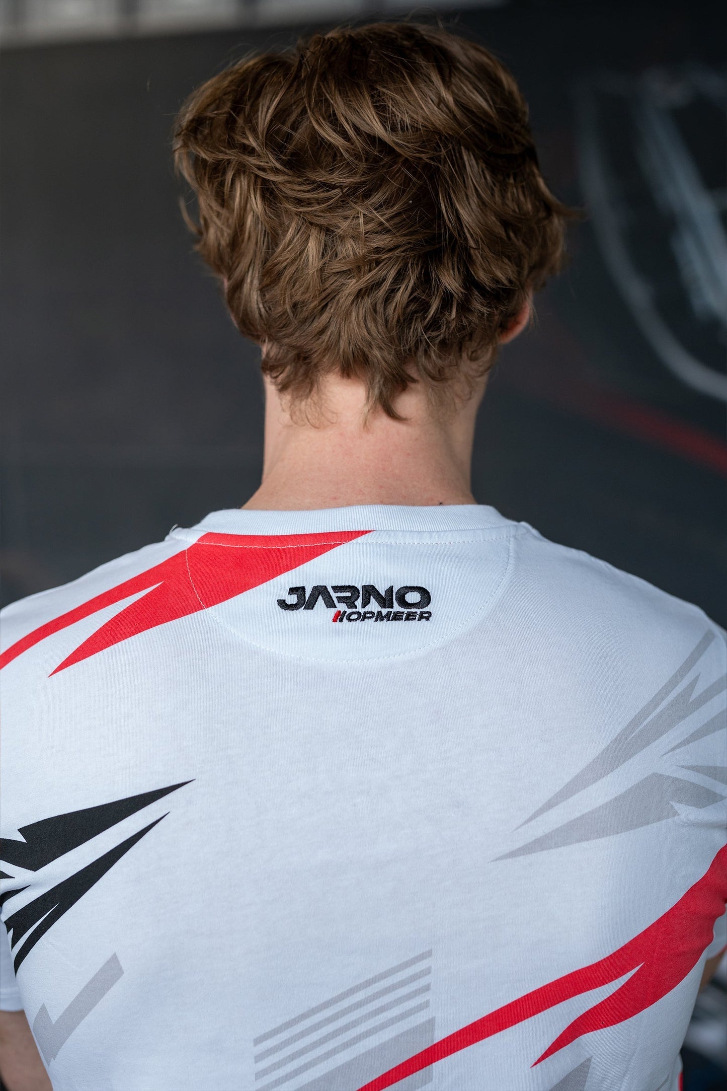 T-shirt - INDICATOR - White Jarno Opmeer Store