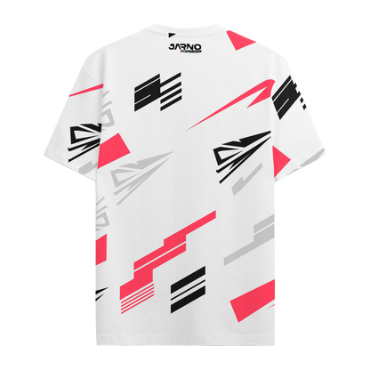 T-shirt - INDICATOR - White Jarno Opmeer Store