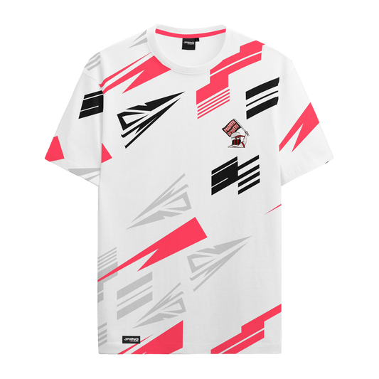 T-shirt - INDICATOR - White Jarno Opmeer Store