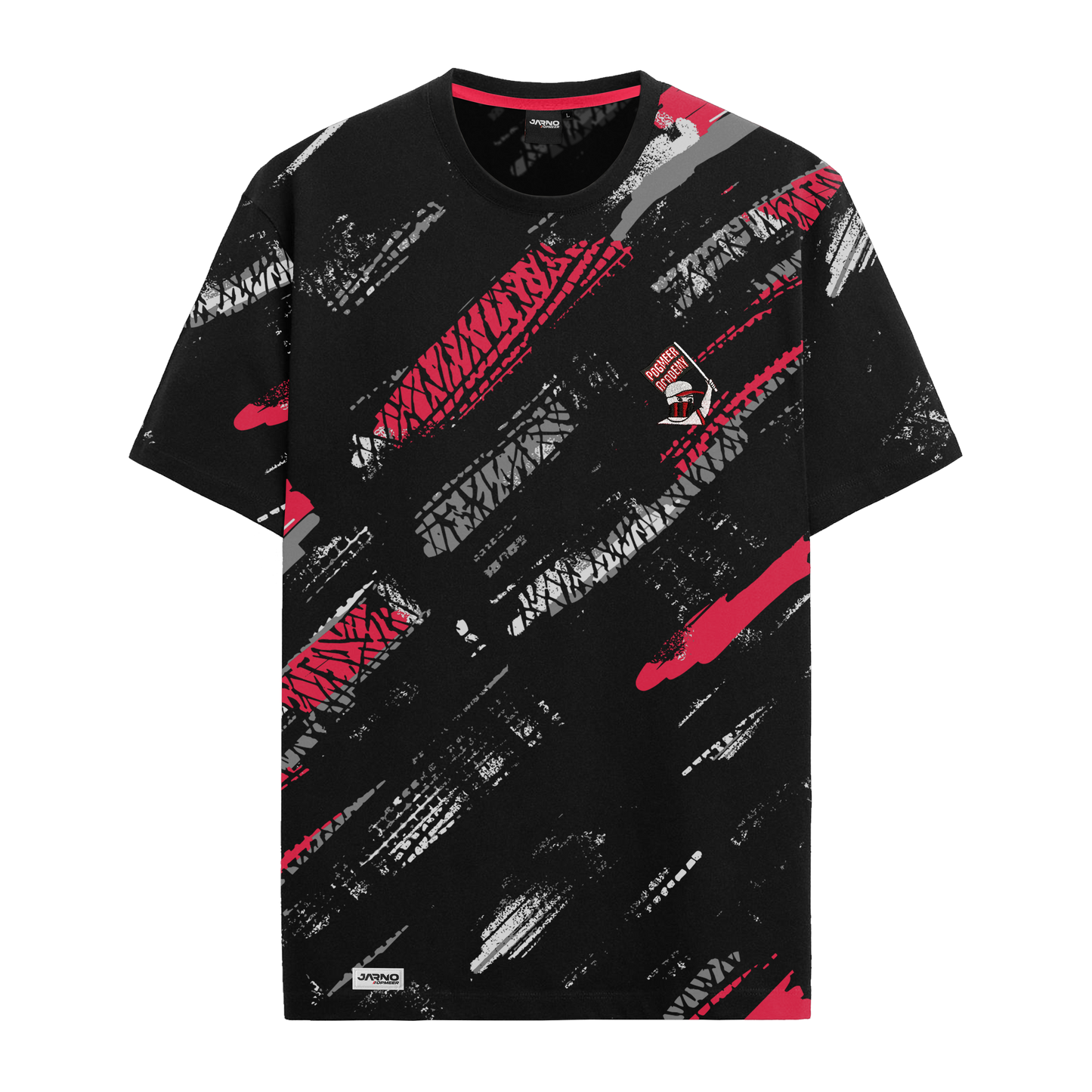 T-shirt - TRACKS - Black Jarno Opmeer Store