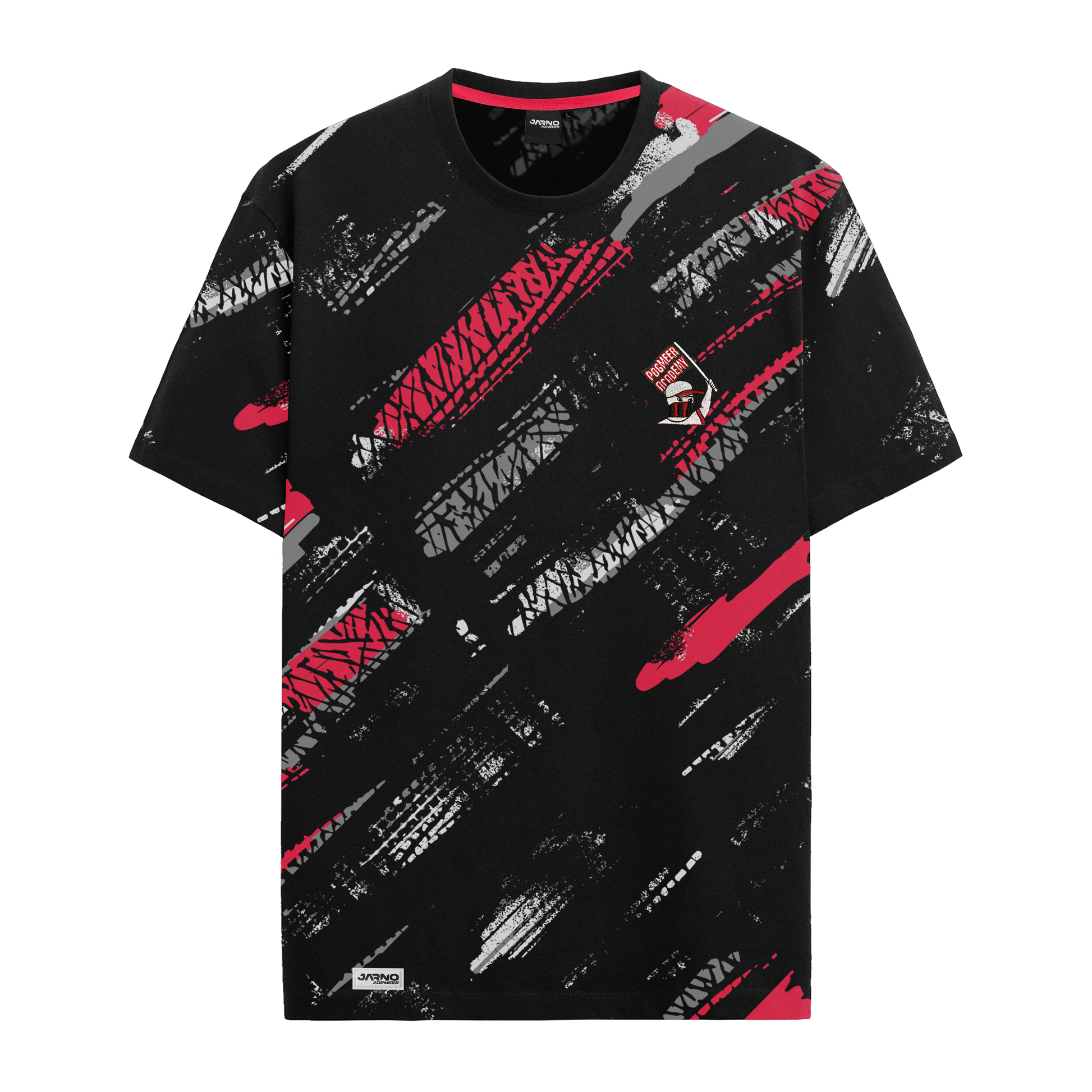 T-shirt - TRACKS - Black Jarno Opmeer Store