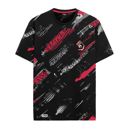 T-shirt - TRACKS - Black Jarno Opmeer Store