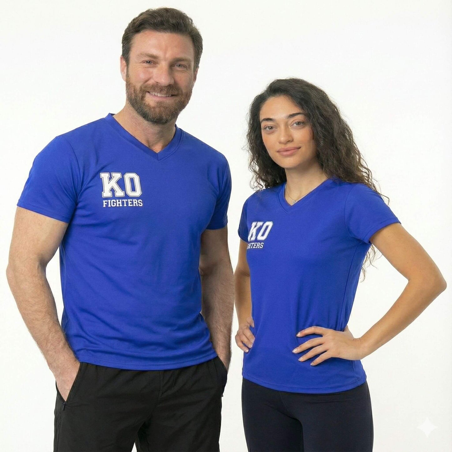 T-Shirt Blauw KO Fighters