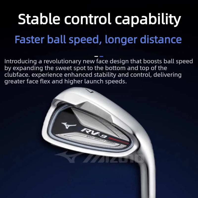 New Mizuno RV-9 Mens Golf Clubs Set Beginner Mid Handicap High Forgiving Long Range Clubs Full Package with Carry Golf Bag AllFourSports