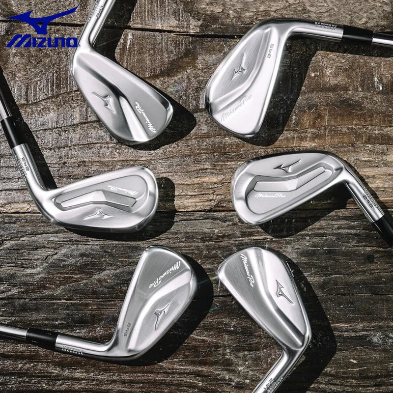 Mizuno Mens Golf Iron Set Pro 241 Soft Forged Control Irons DG120 Steel S #4-9P 7PCS Daily Golf Practice and Skills Training AllFourSports