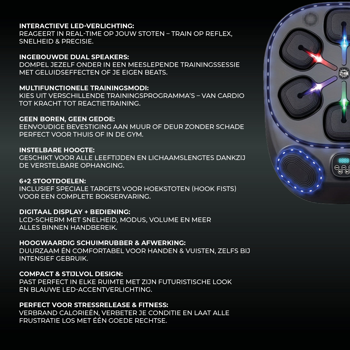 Smart Boxing Trainer Machine – Fitbuddy Pro Fitbuddy Official