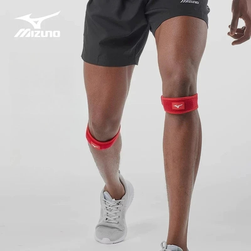 Mizuno Patella Knee Strap Adjustable Patella Knee Strap Shockproof Knee Support Brace for Daily Sports Running Basketball AllFourSports