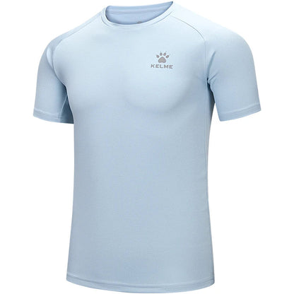 Kelme Men's Sports T-shirt Ice Silk Quick-drying Short-sleeved Fitness Outdoor Running Training Breathable Top AllFourSports