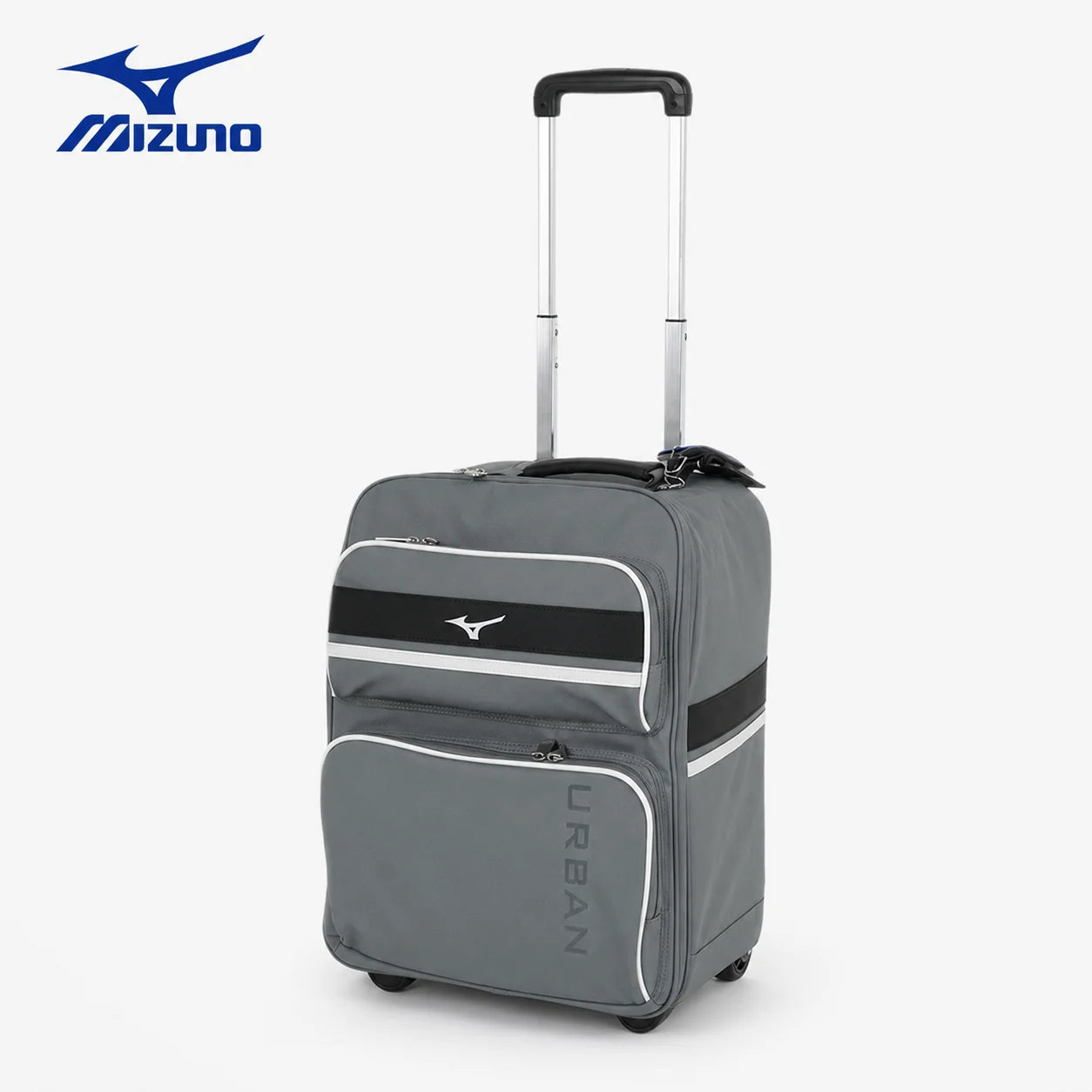 Mizuno Women's Rolling Golf Clothing Bag 2026 Premium Wheeled Travel Duffle Large Capacity Grey Suitcase Perfect Gift for Golfer AllFourSports