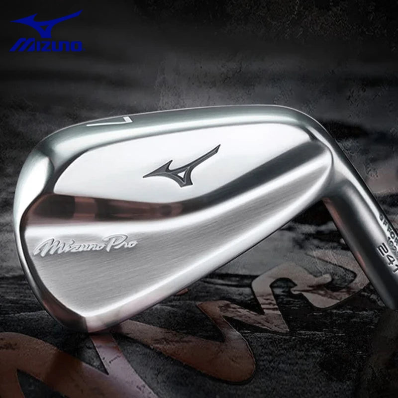 Mizuno Mens Golf Iron Set Pro 241 Soft Forged Control Irons DG120 Steel S #4-9P 7PCS Daily Golf Practice and Skills Training AllFourSports