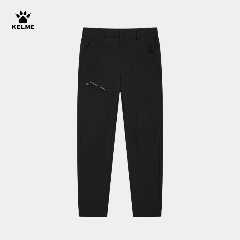 Kelme Men's Woven Trousers Daily Training Sports Pants Outdoor Hiking Pants Waterproof Quick-drying Sports Trousers AllFourSports