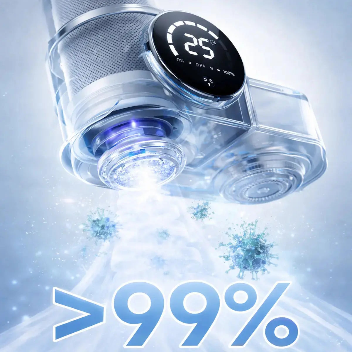 ClearSip 8-Laags UV Kraanfilter – Universele LED Waterfilter voor op je Kraan ClearSip