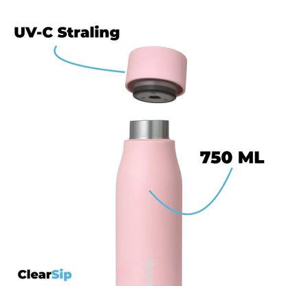 ClearSip | Slimme Waterfles – UV‑C zelfreinigend & drinkherinnering ClearSip