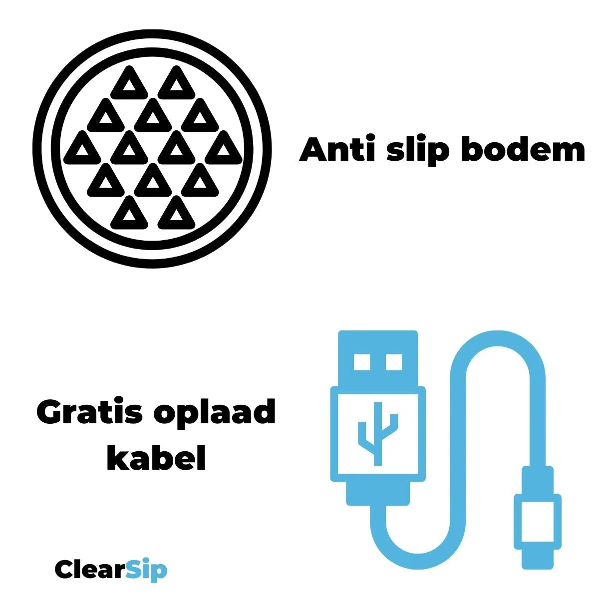 ClearSip | Slimme Waterfles – UV‑C zelfreinigend & drinkherinnering ClearSip