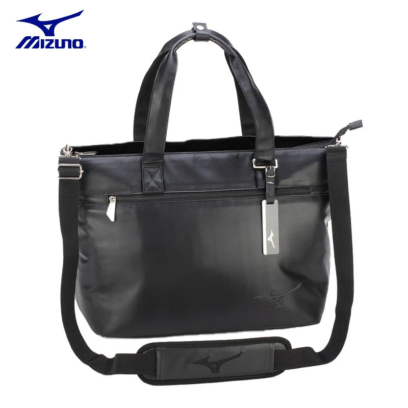 Mizuno Golf Clothes Bag Large Capacity Garment Storage Bag with Separate Shoe Compartment Portable Handbag for Daily Golf Sport AllFourSports