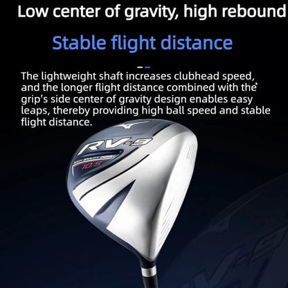New Mizuno RV-9 Mens Golf Clubs Set Beginner Mid Handicap High Forgiving Long Range Clubs Full Package with Carry Golf Bag AllFourSports