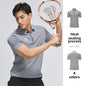Kelme Men's Polo Shirt Lapel Hiking Sports T-shirt Breathable Casual Business Short-sleeved Outdoor Camping Top AllFourSports