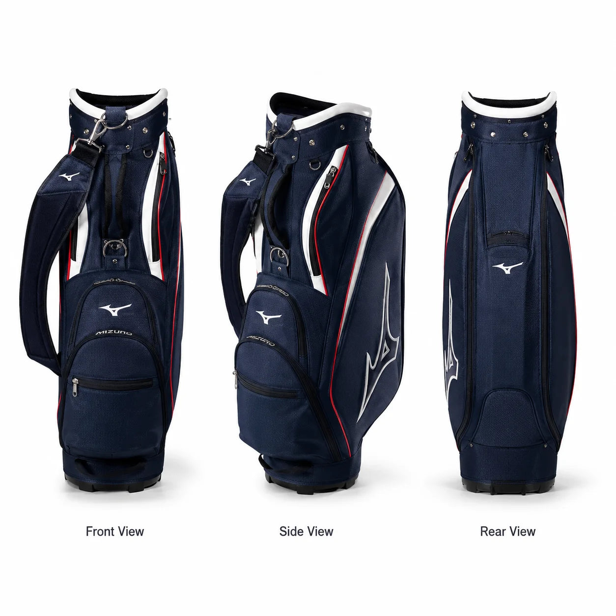 Mizuno Men's Golf Bag NX6 Series 2026 Professional Lightweight Men Golf Club Bags Durable Waterproof High Capacity Caddy Bag AllFourSports