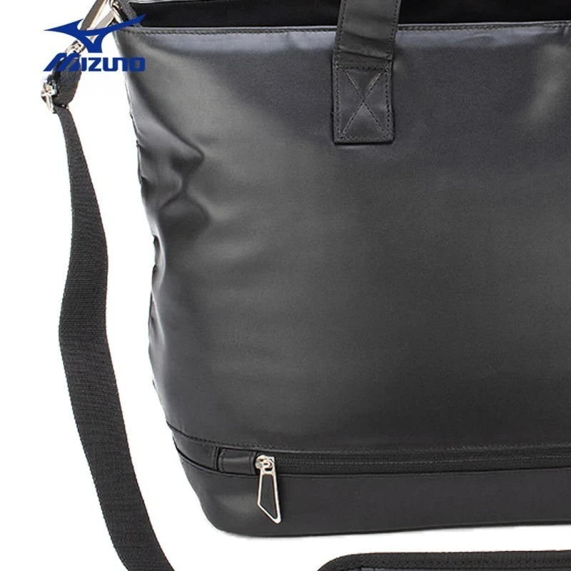 Mizuno Golf Clothes Bag Large Capacity Garment Storage Bag with Separate Shoe Compartment Portable Handbag for Daily Golf Sport AllFourSports