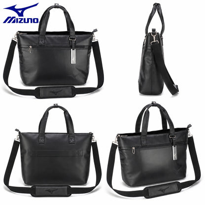 Mizuno Golf Clothes Bag Large Capacity Garment Storage Bag with Separate Shoe Compartment Portable Handbag for Daily Golf Sport AllFourSports