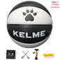 KELME Man Basketball PU Materia Team Sports Match Training Basketball Indoor and Outdoor Wear-resistant High Quality Ball size 7 AllFourSports